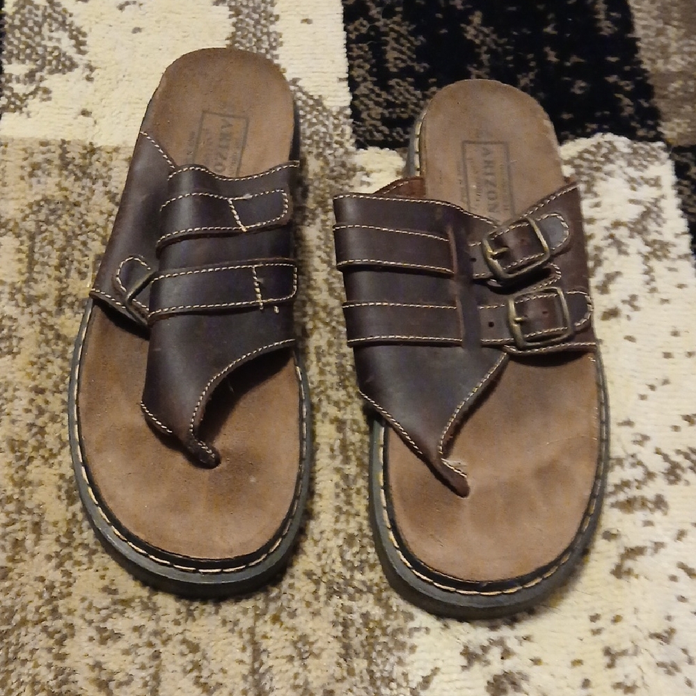 Brown Leather Sandals